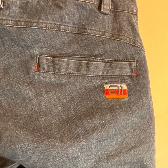 EN STATE OF ELEVENATE Sz M Cabin Pants Denim Sweden Pockets Comfort Pants NEW - Picture 7 of 13